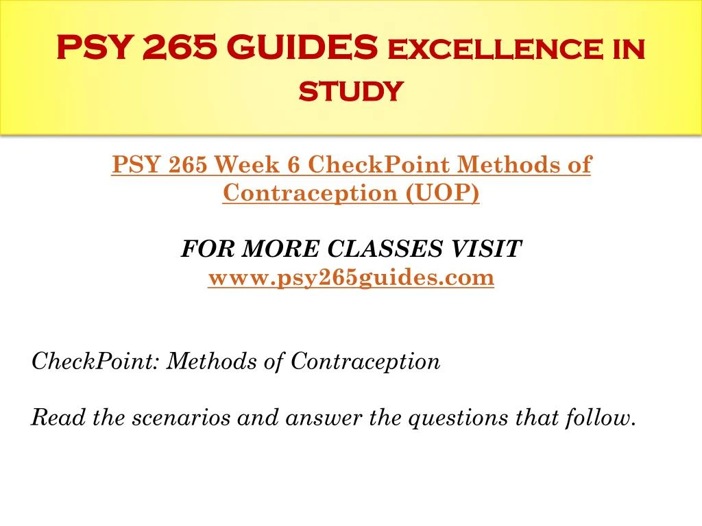 week 6 checkpoint methods of contraception week 6 checkpoint methods of contraception
