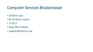 PPT - Computer Service in Bhubaneswar PowerPoint Presentation - ID 7398566