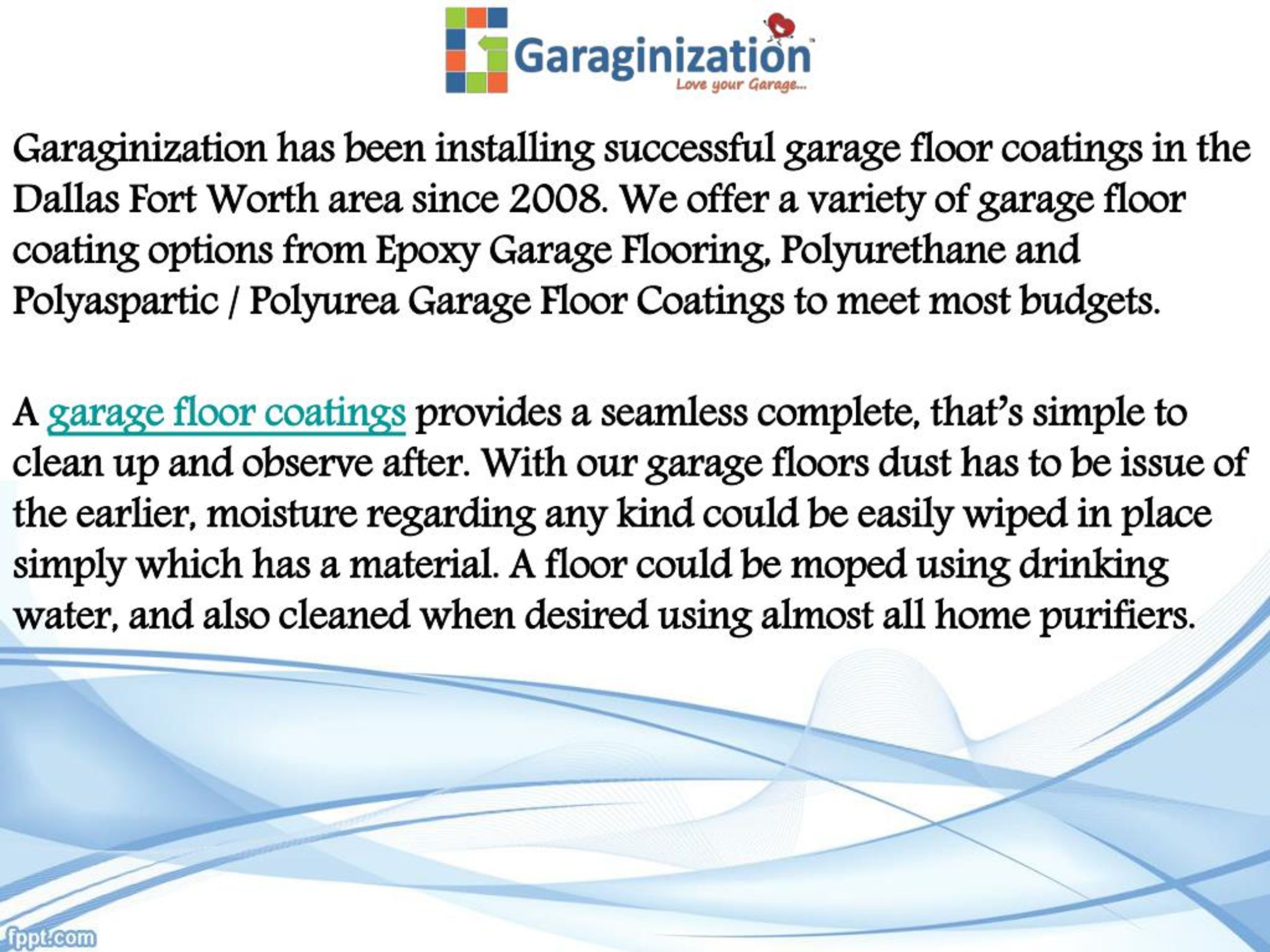 Ppt Garage Floor Coating Services From Garaginization Powerpoint