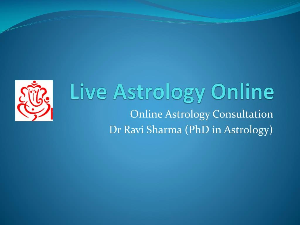 PPT - Best free Online Astrology Consultation in India Dr Ravi Sharma