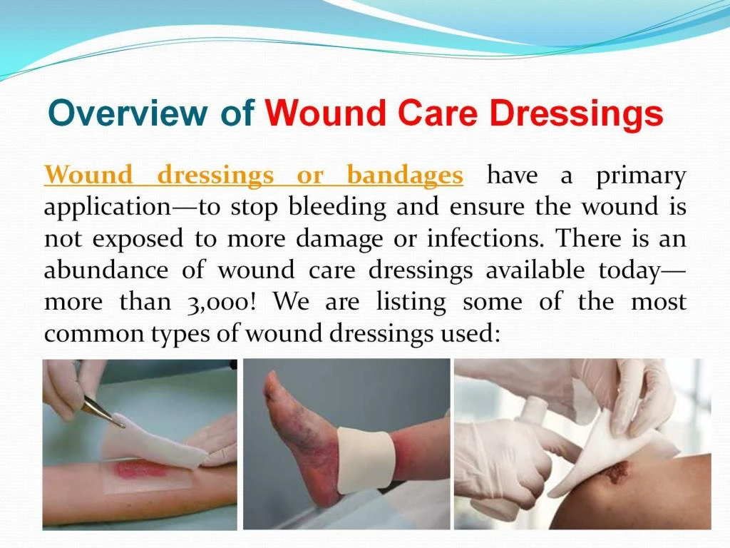 PPT - Get Acquainted with Different Types of Wound Dressings PowerPoint ...