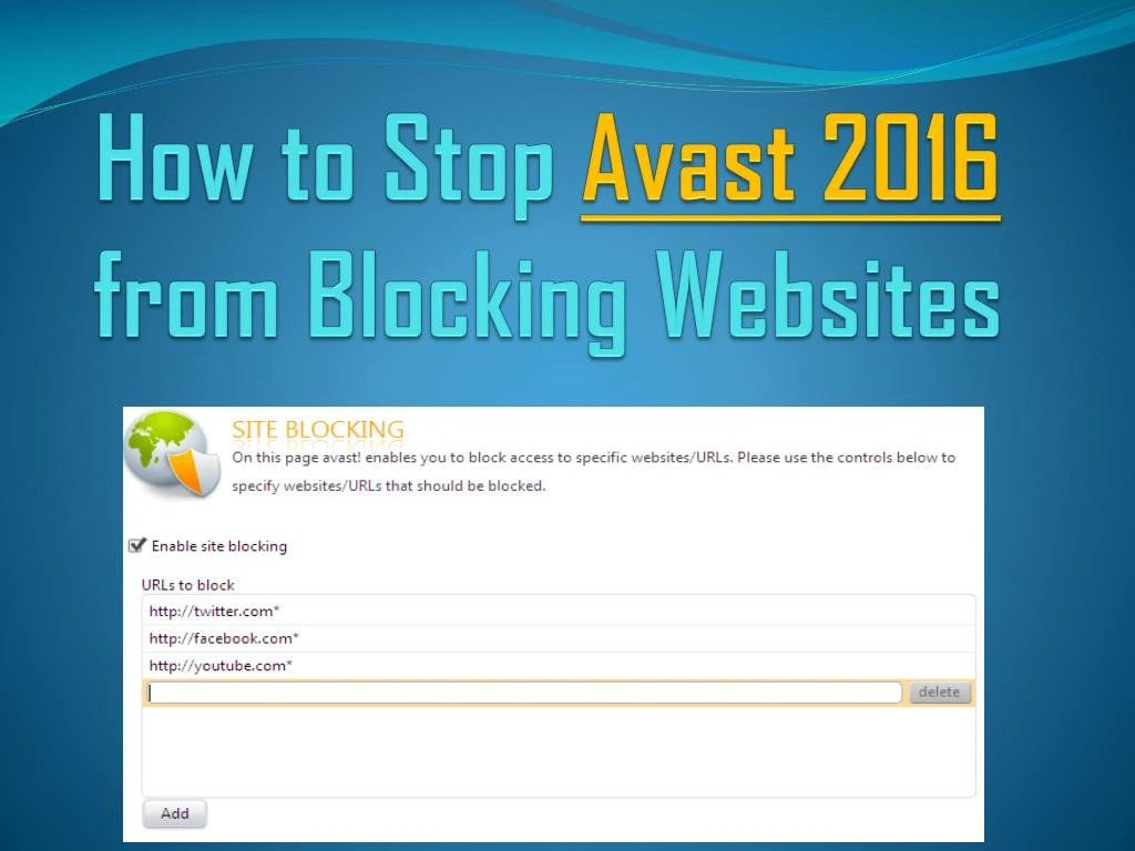 avast blocking sites with valid certificates