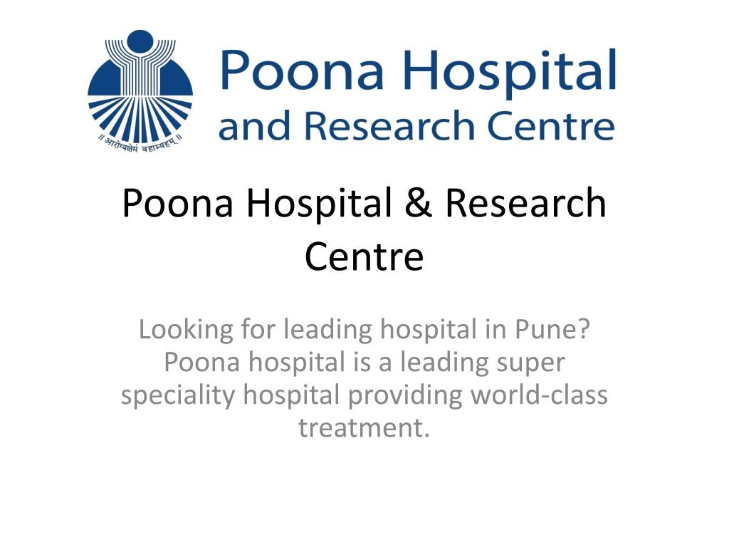 presentation hospital in pune