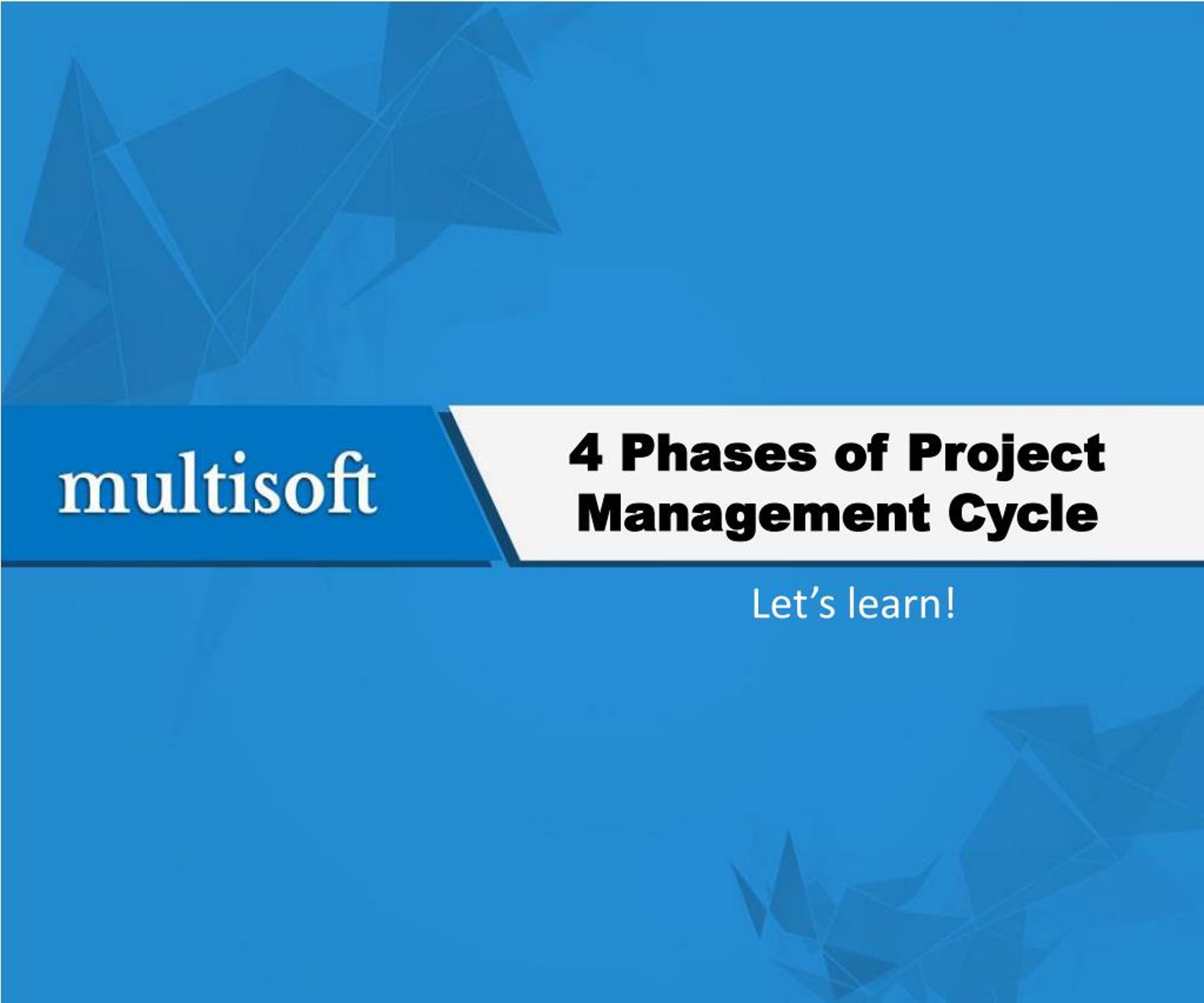 Ppt 4 Phases Of Project Management Cycle Powerpoint Presentation