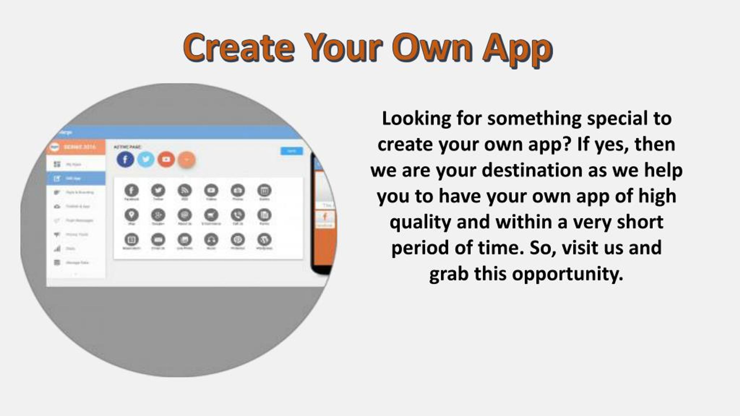 make my own app