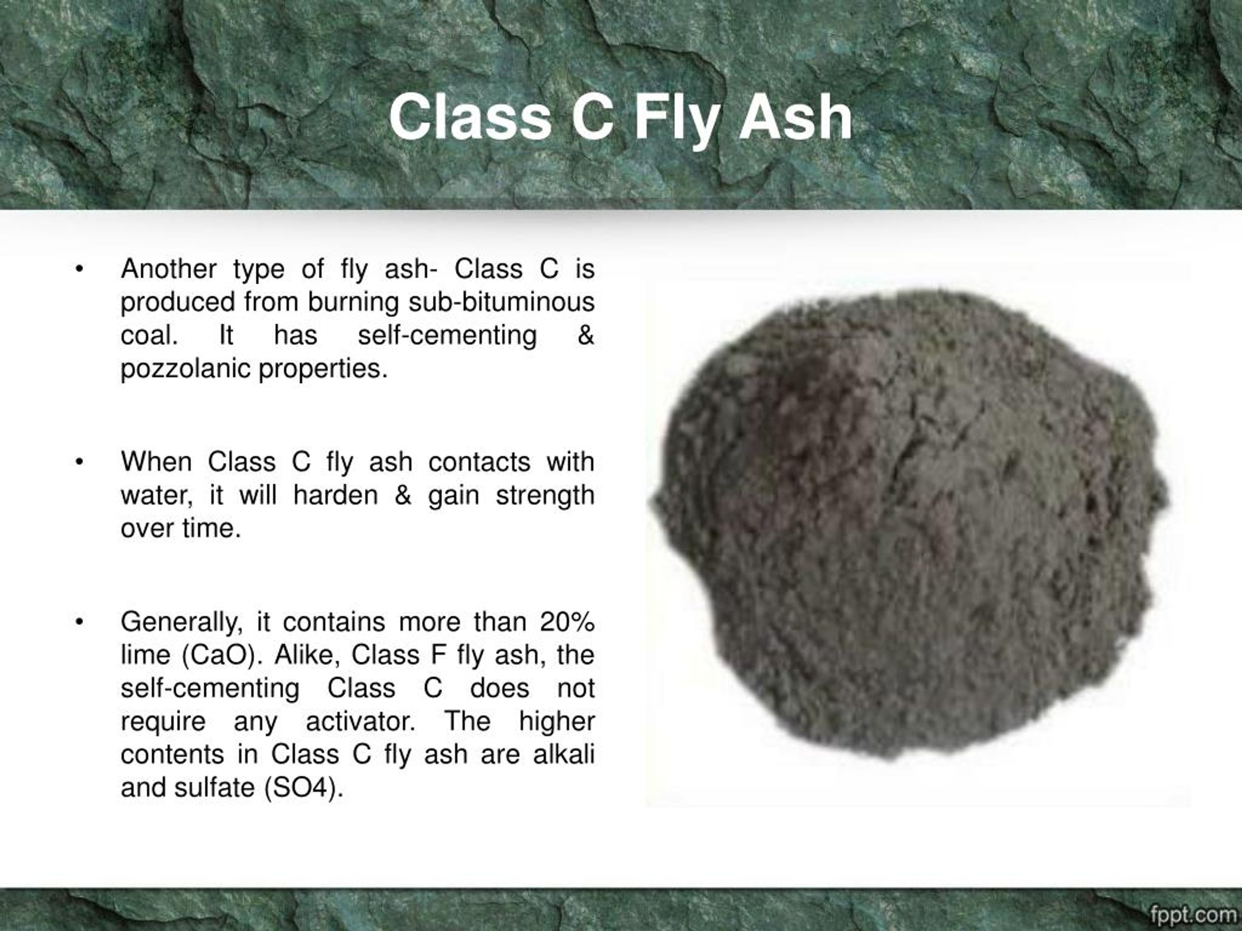 PPT Fly Ash In Concrete PowerPoint Presentation Free Download ID 