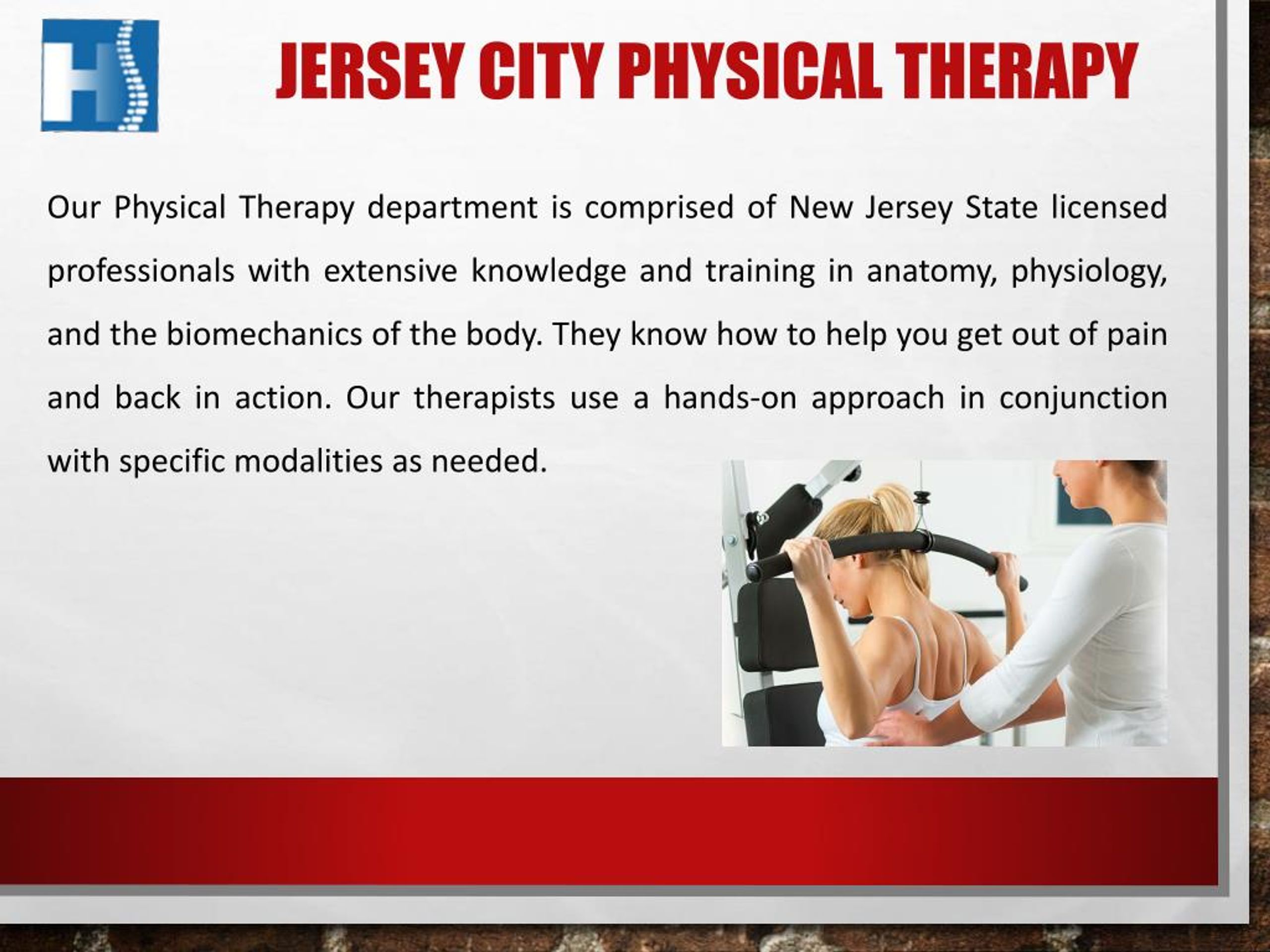 Ppt Professional Jersey City Physical Therapy Harborside Sports And Spine Powerpoint 