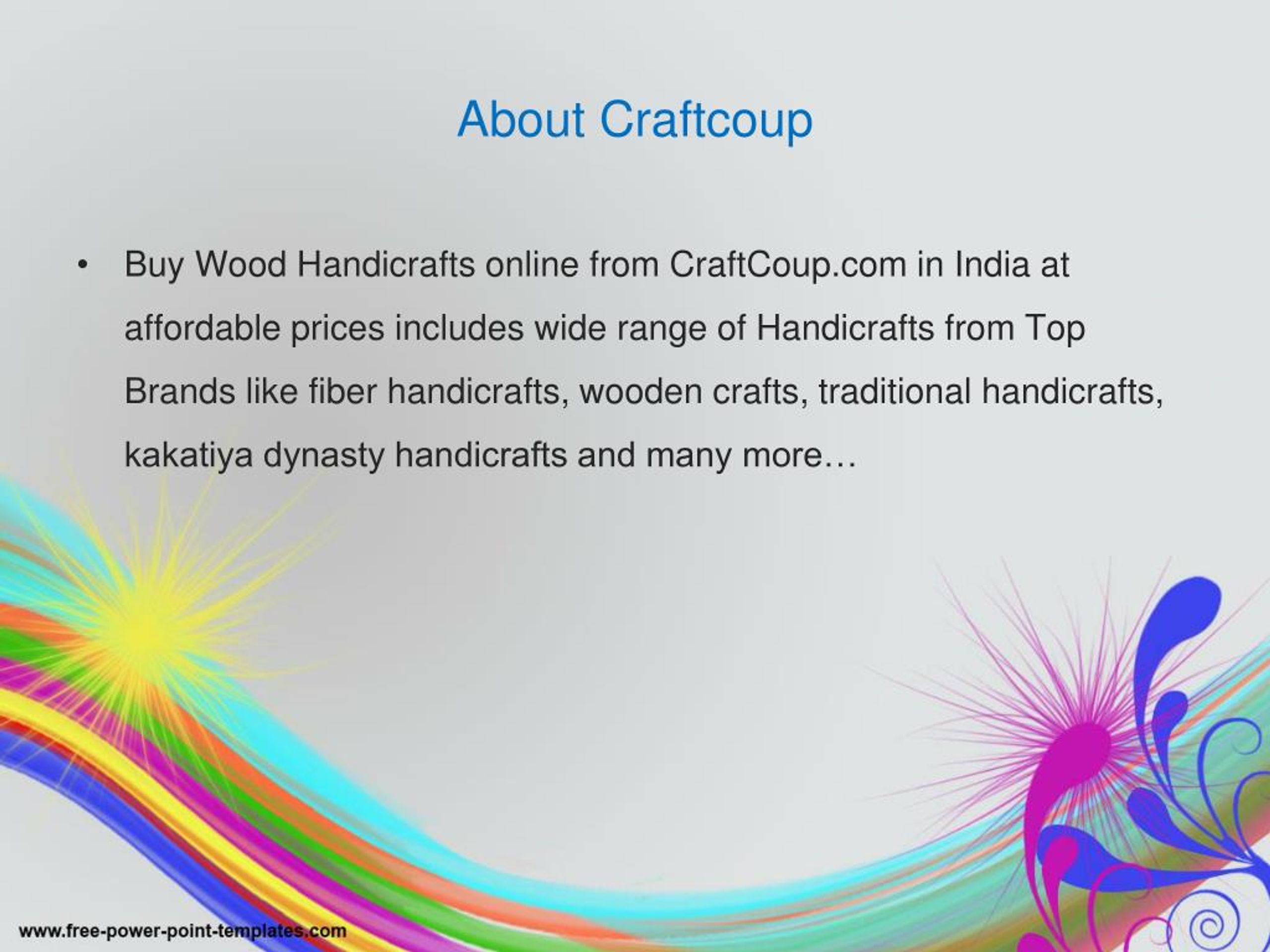 wooden crafts online