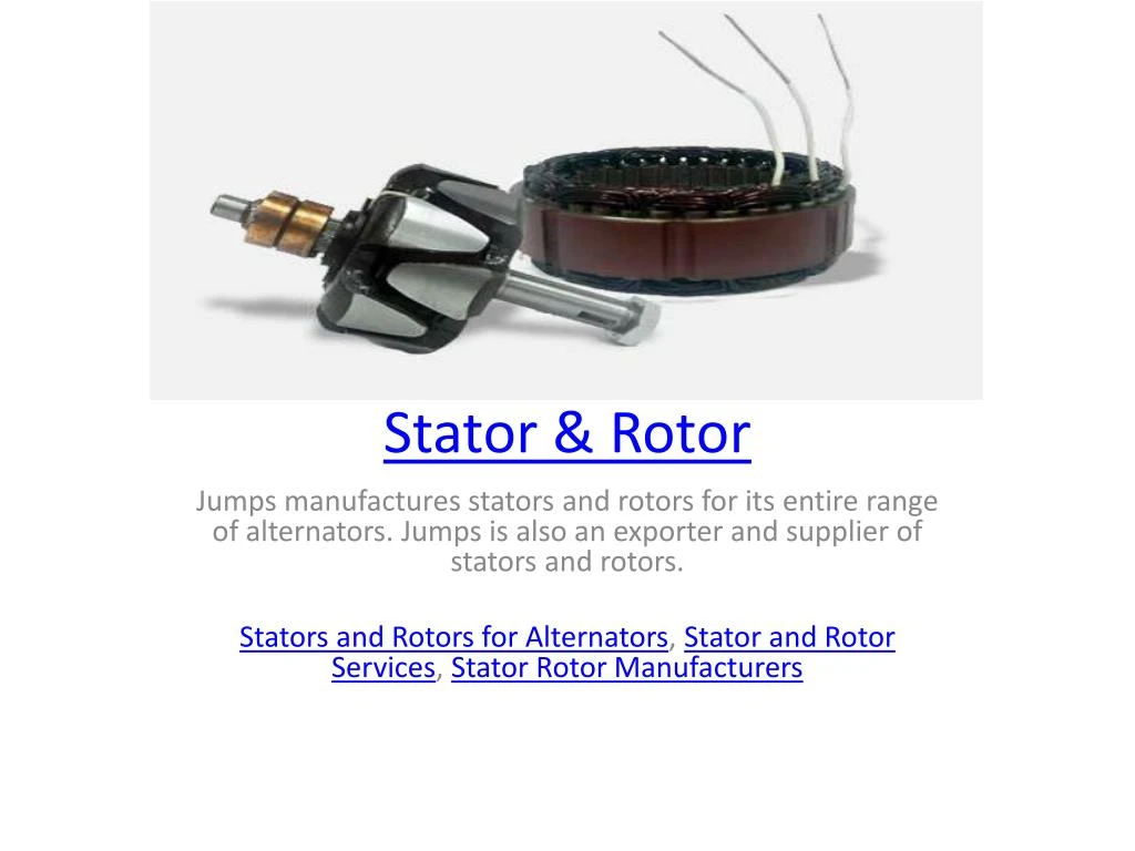 stator rotor n.