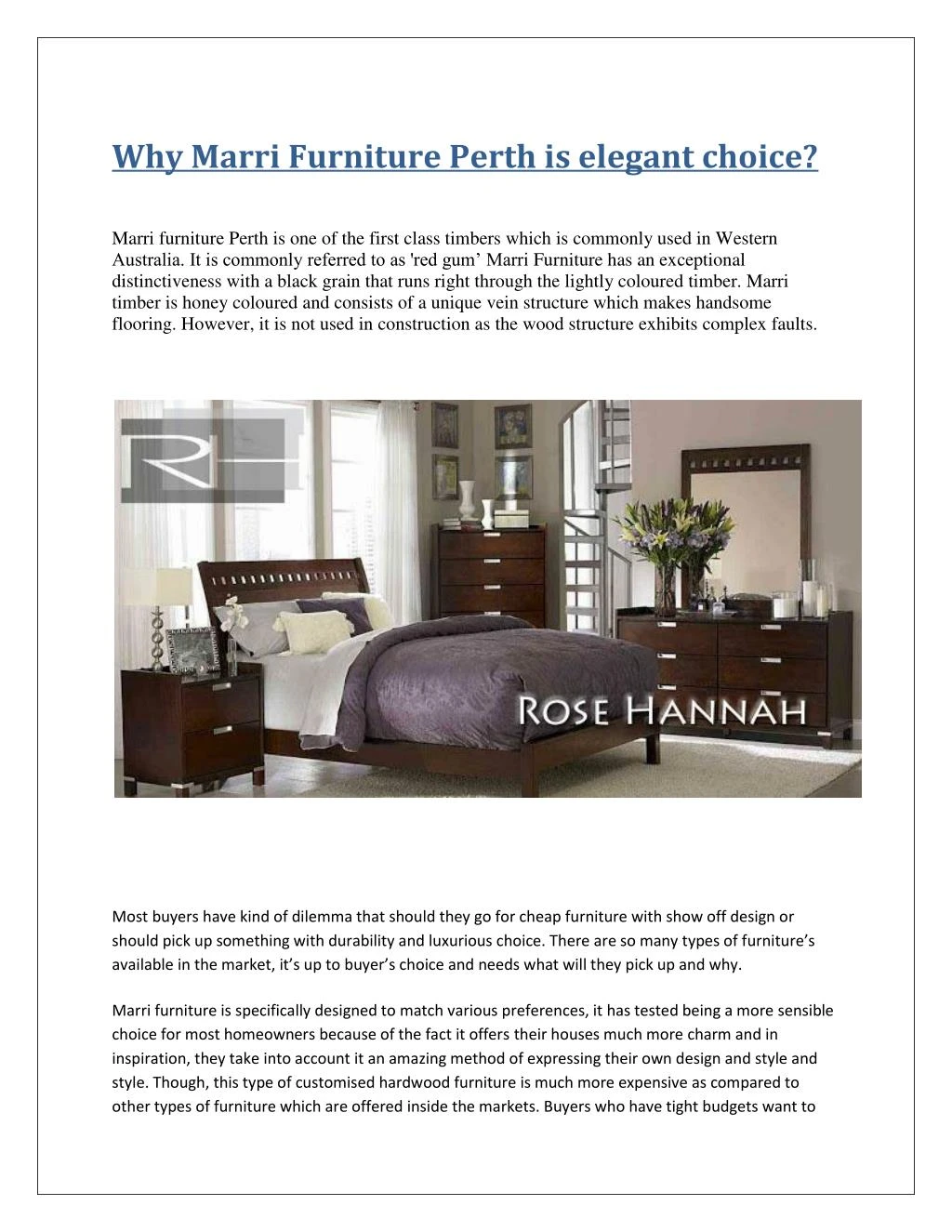 PPT Why Marri Furniture Perth is elegant choice? PowerPoint Presentation ID7405141