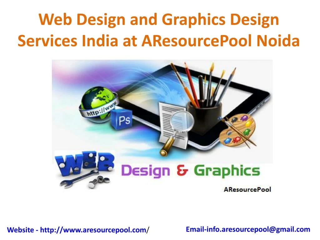 web design and graphics design services india at aresourcepool noida n.