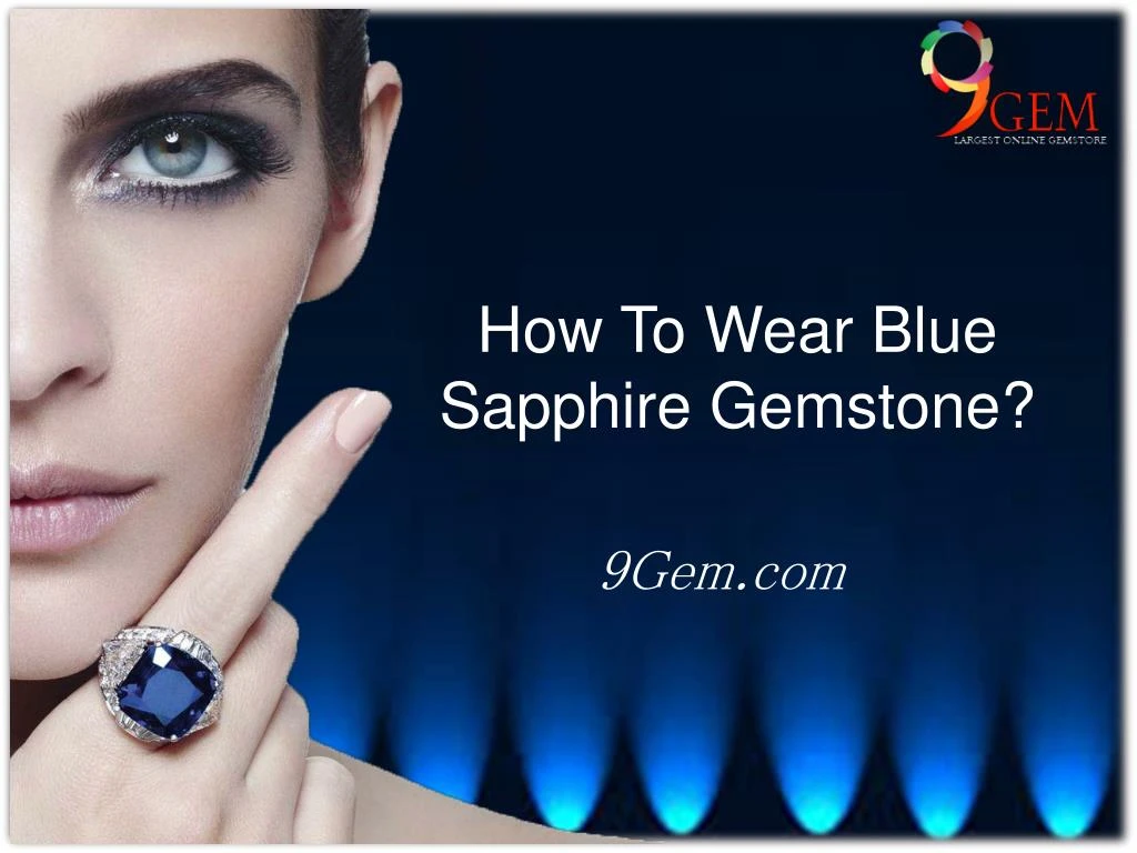 how to wear blue sapphire gemstone n.