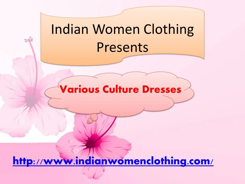 indian women clothing presents n.
