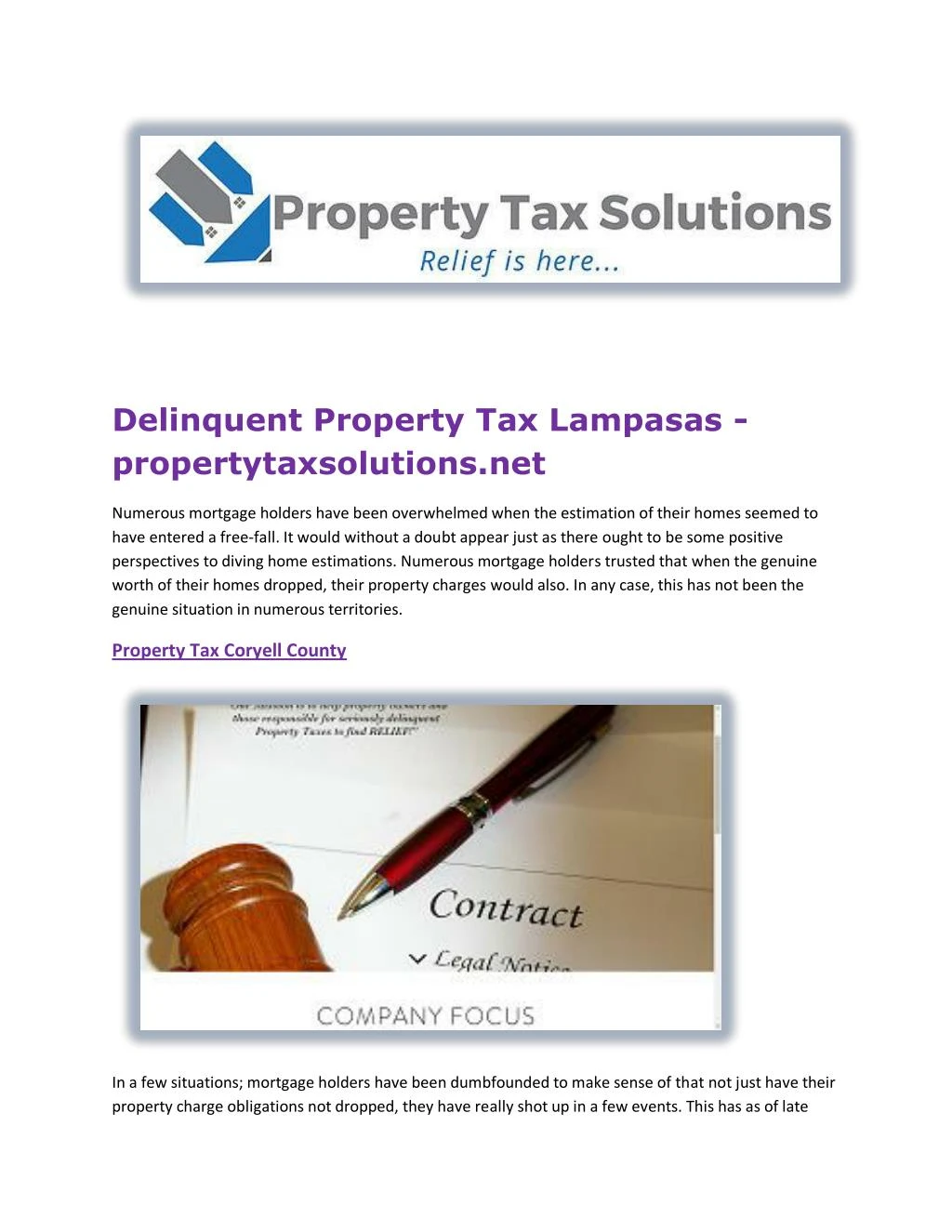 PPT Delinquent Property Tax Lampasas PowerPoint Presentation, free