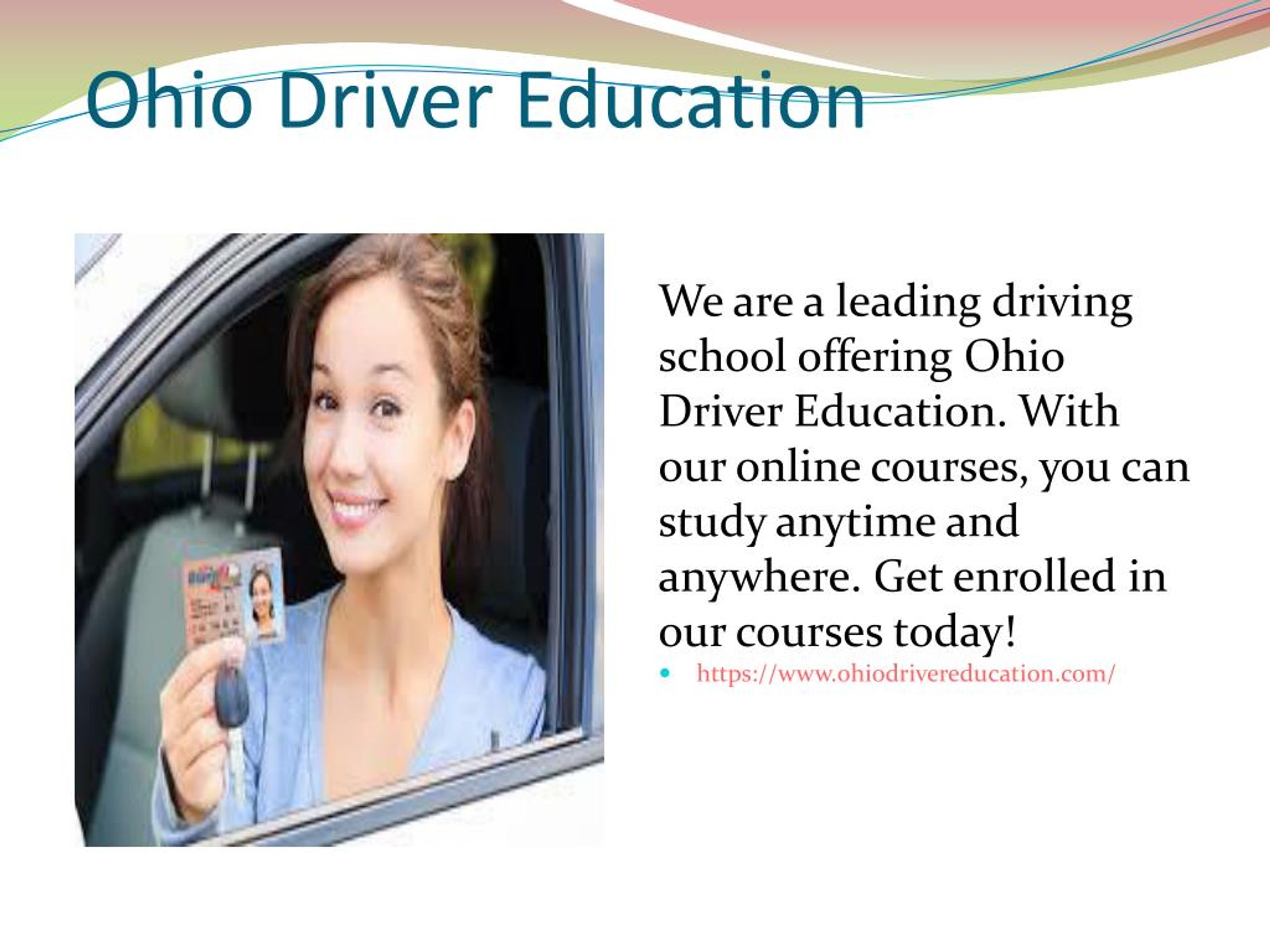 Drivers education. Driver Education 99.