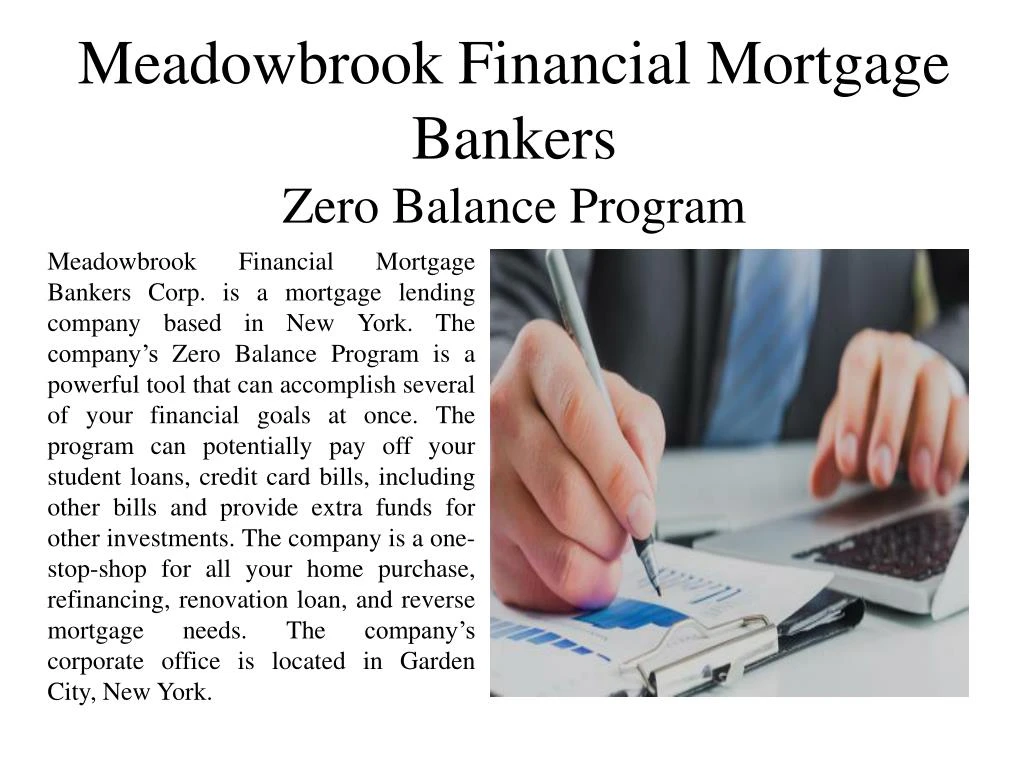 PPT Meadowbrook Financial Mortgage Bankers Zero Balance Program