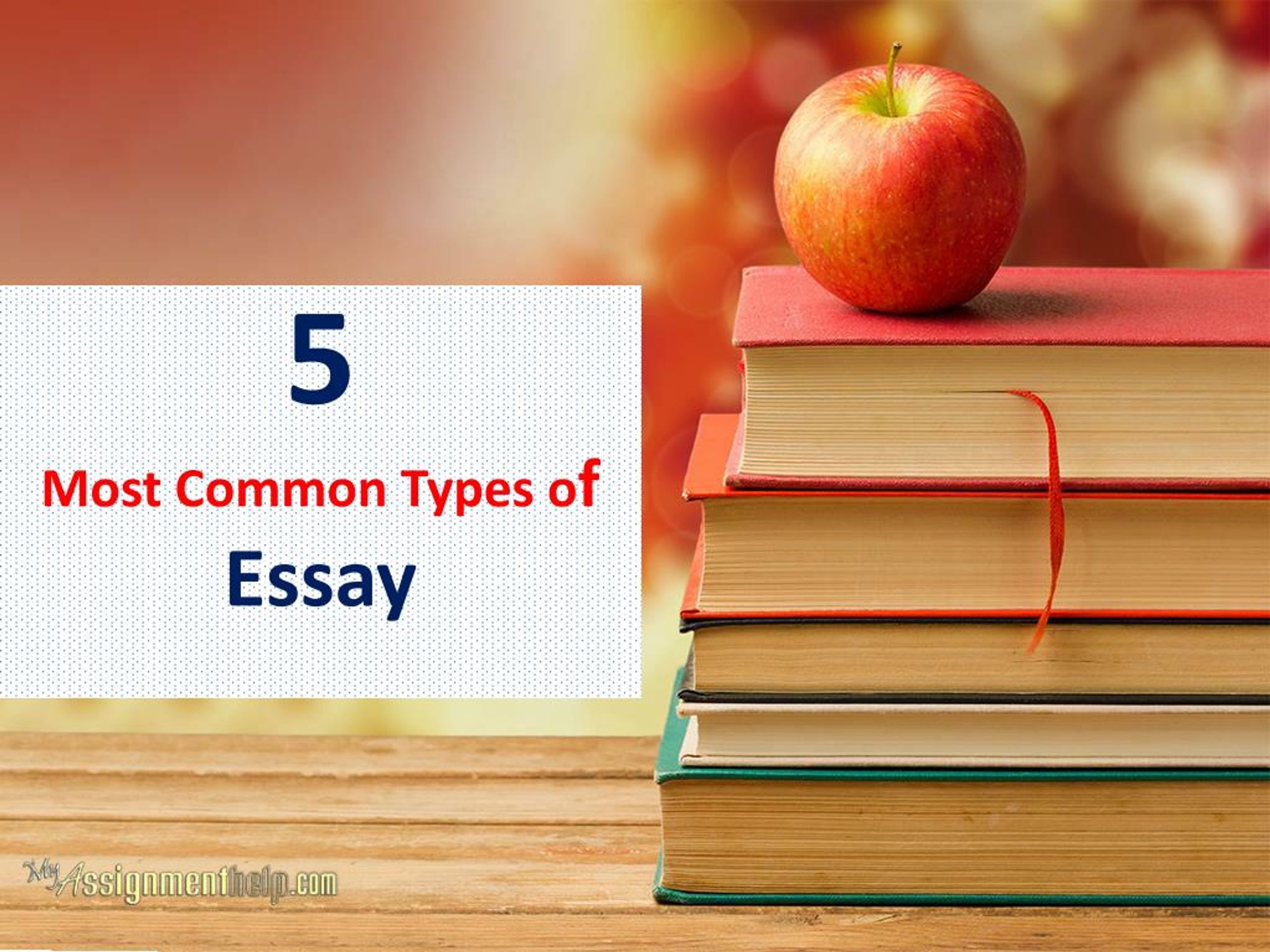 different types of essay ppt