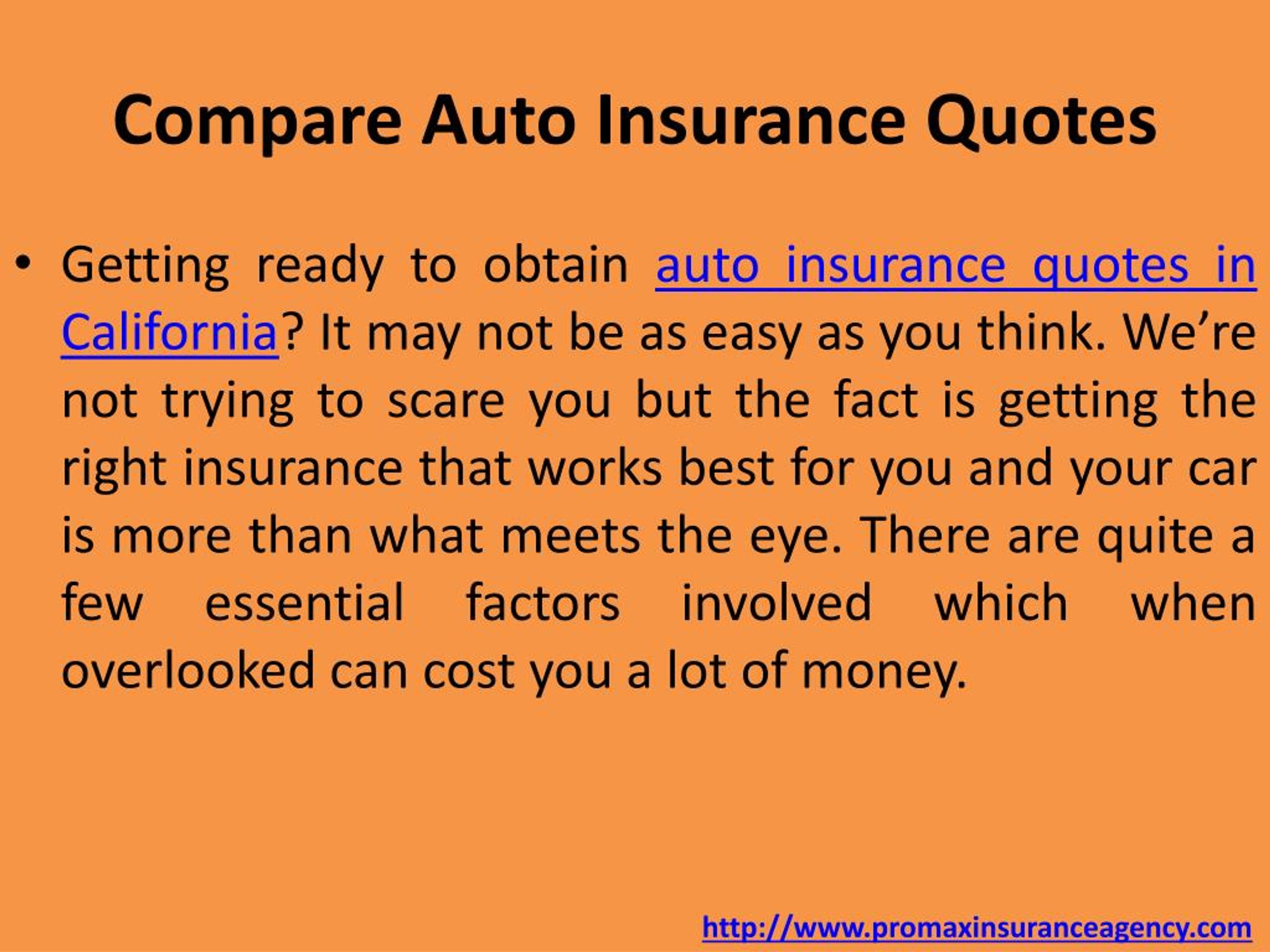 compare auto insurance quotes side by side