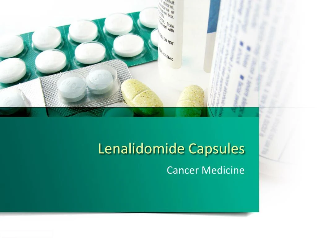 lenalidomide capsules n.