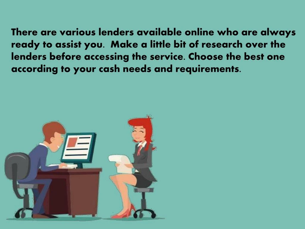 direct lender cash advance