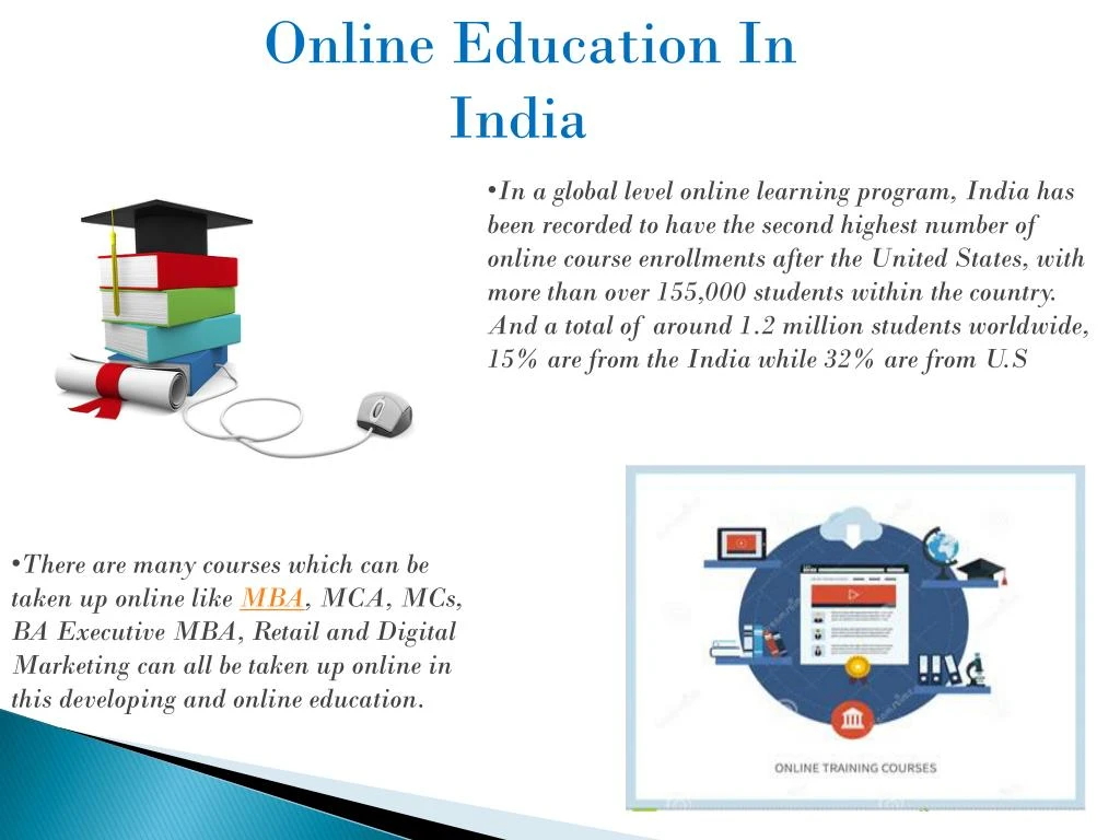 online education in india article