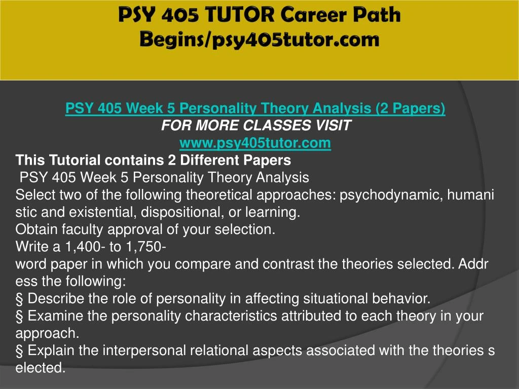 personality theory analysis paper Personality theory analysis do you need help with your school visit wwwlindashelpcom to learn about the great services i offer for studen. personality theory analysis paper Personality theory analysis do you need help with your school visit wwwlindashelpcom to learn about the great services i offer for studen.