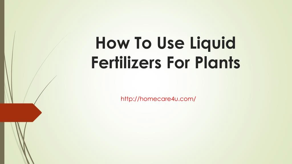 solid and liquid fertilizers