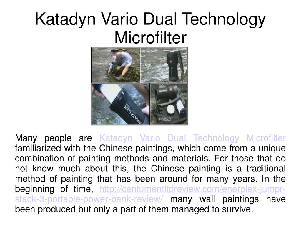 katadyn vario dual technology microfilter n.