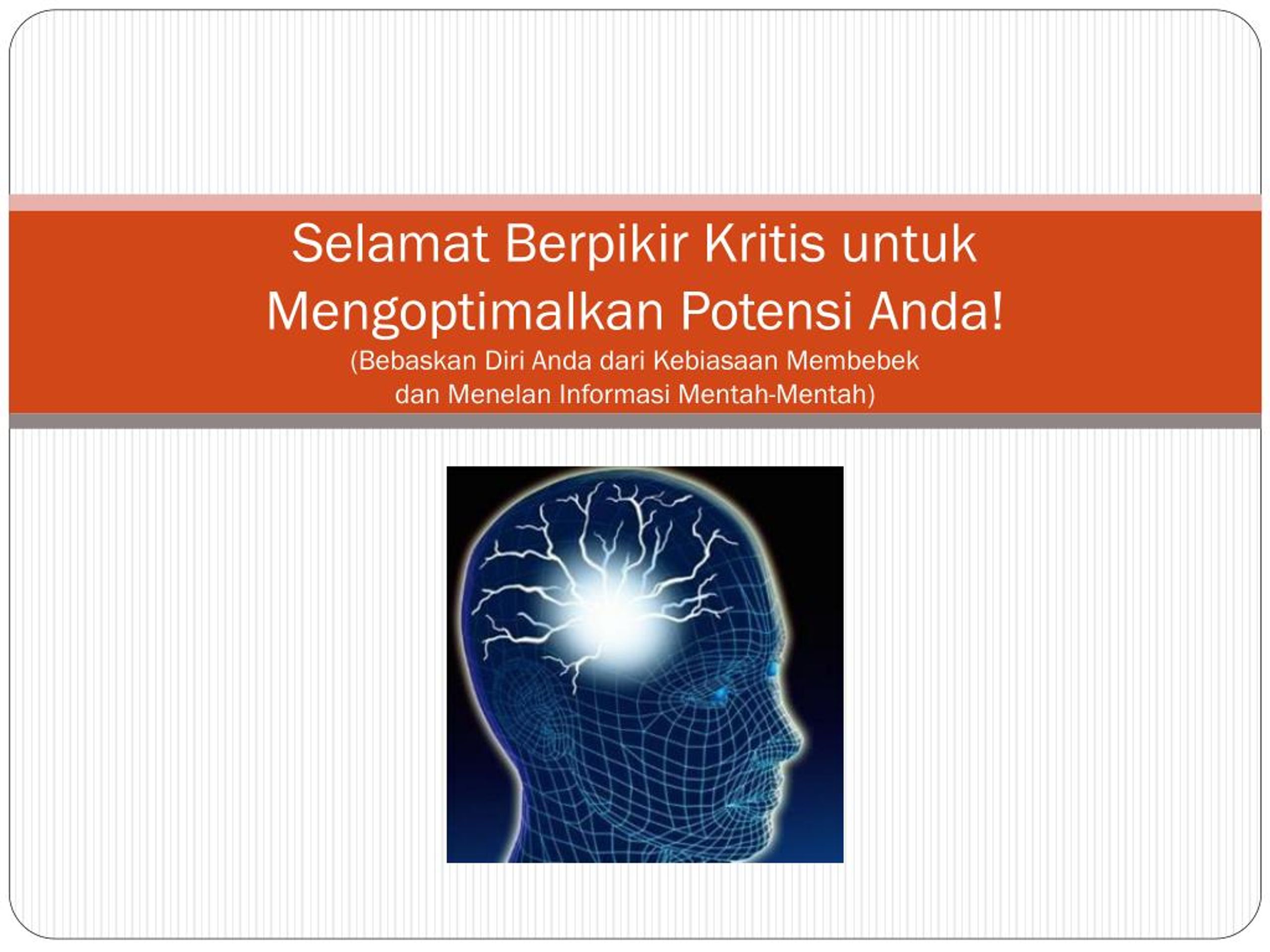 PPT - Berpikir Kreatif PowerPoint Presentation, Free Download - ID:7413330