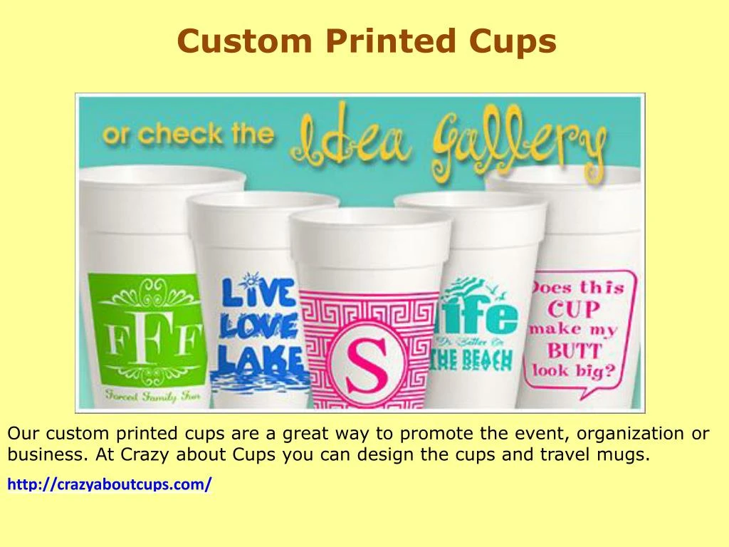 PPT - Custom Made Cups PowerPoint Presentation, free download - ID:7414374