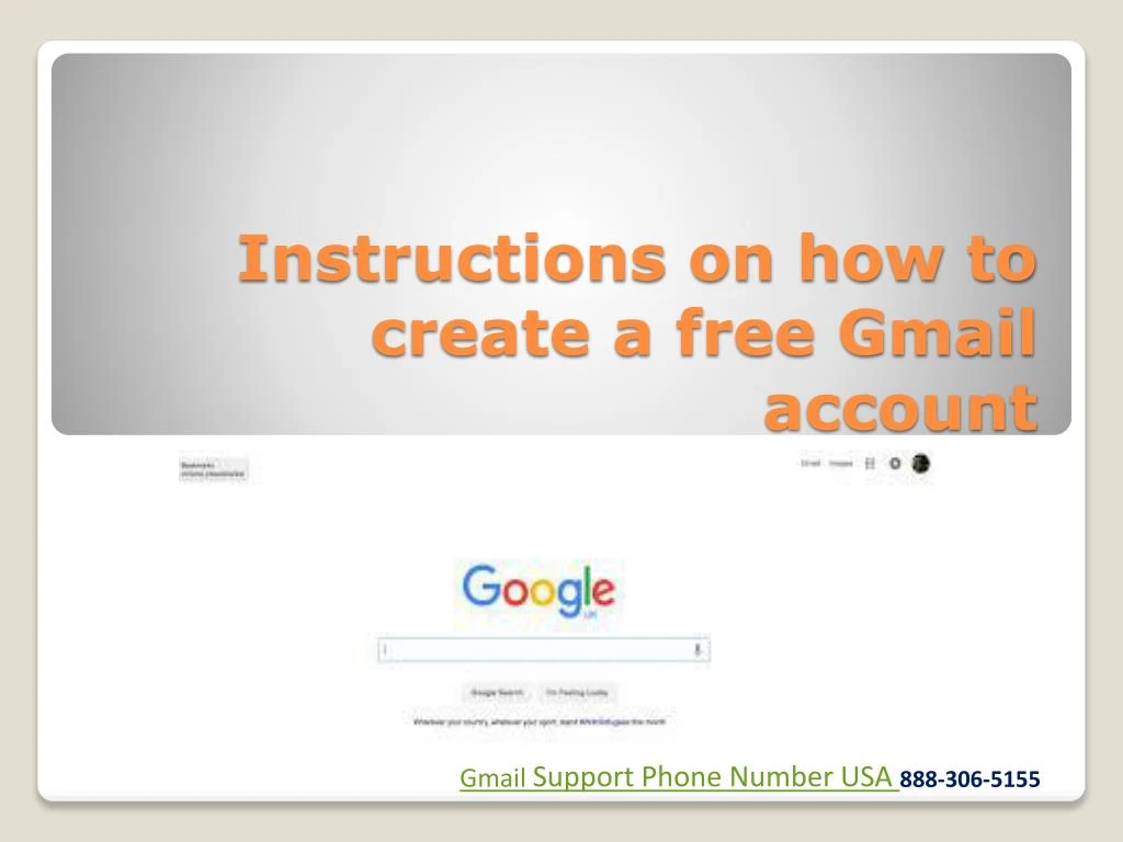 PPT Just Have To Call Gmail Support Phone Number USA 888 306 5155 And Get Support For Gmail 