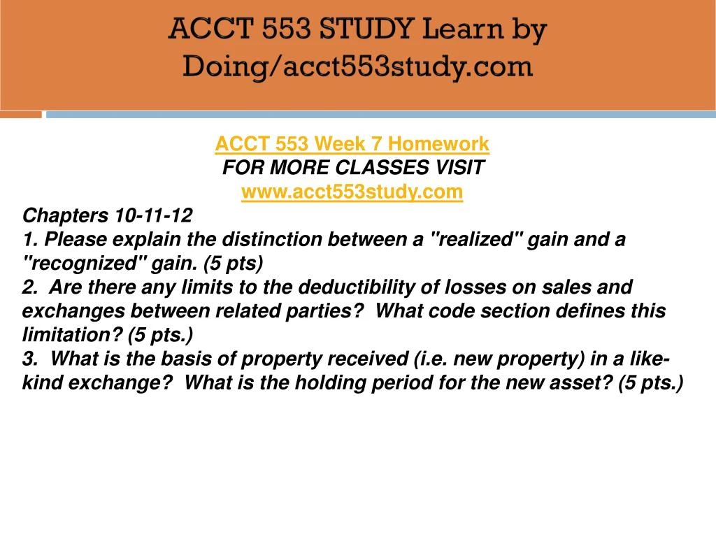 you decide acct 553 you decide acct 553