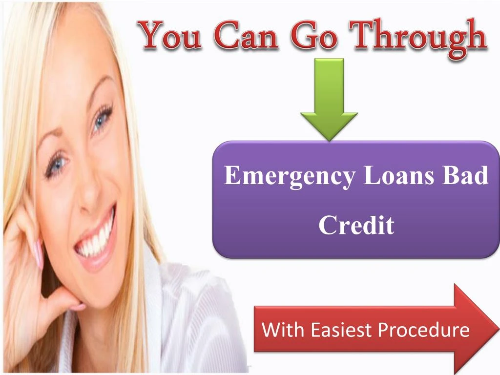 emergency loan bad credit