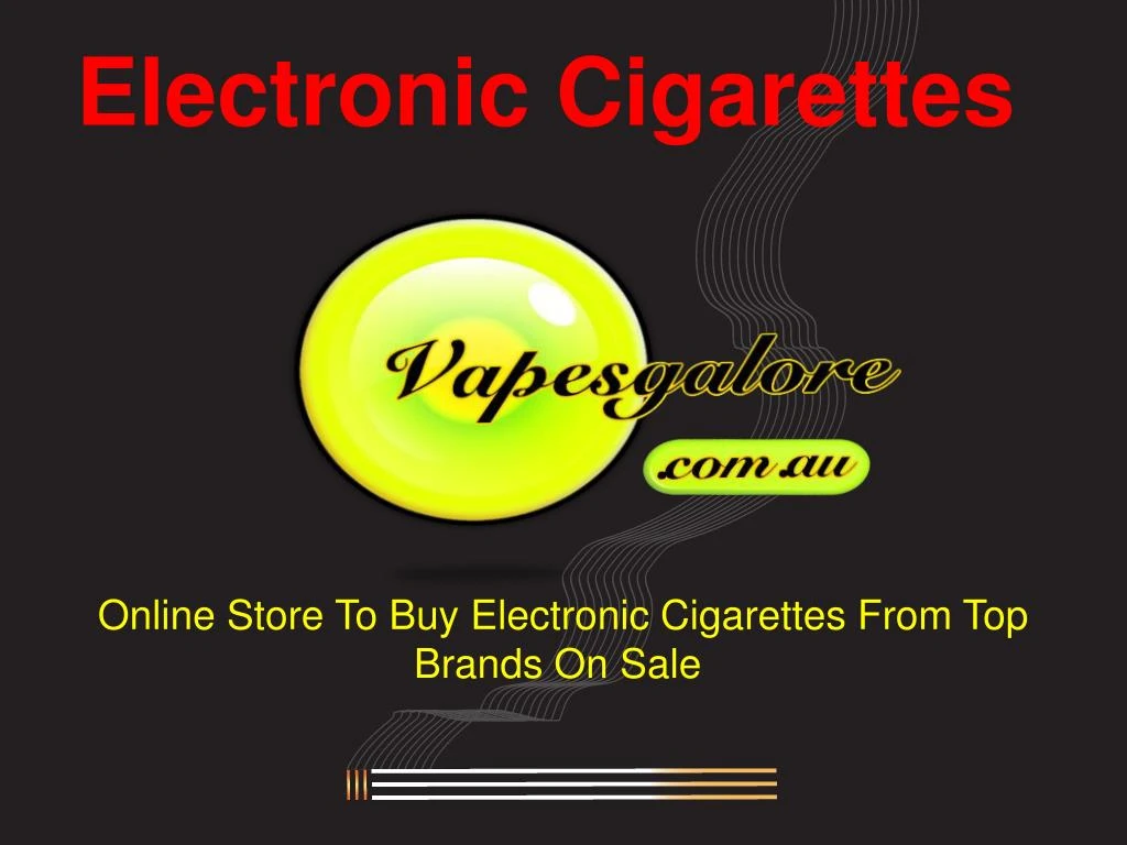 PPT Electronic Cigarettes For Sale Online on Vapesgalore PowerPoint