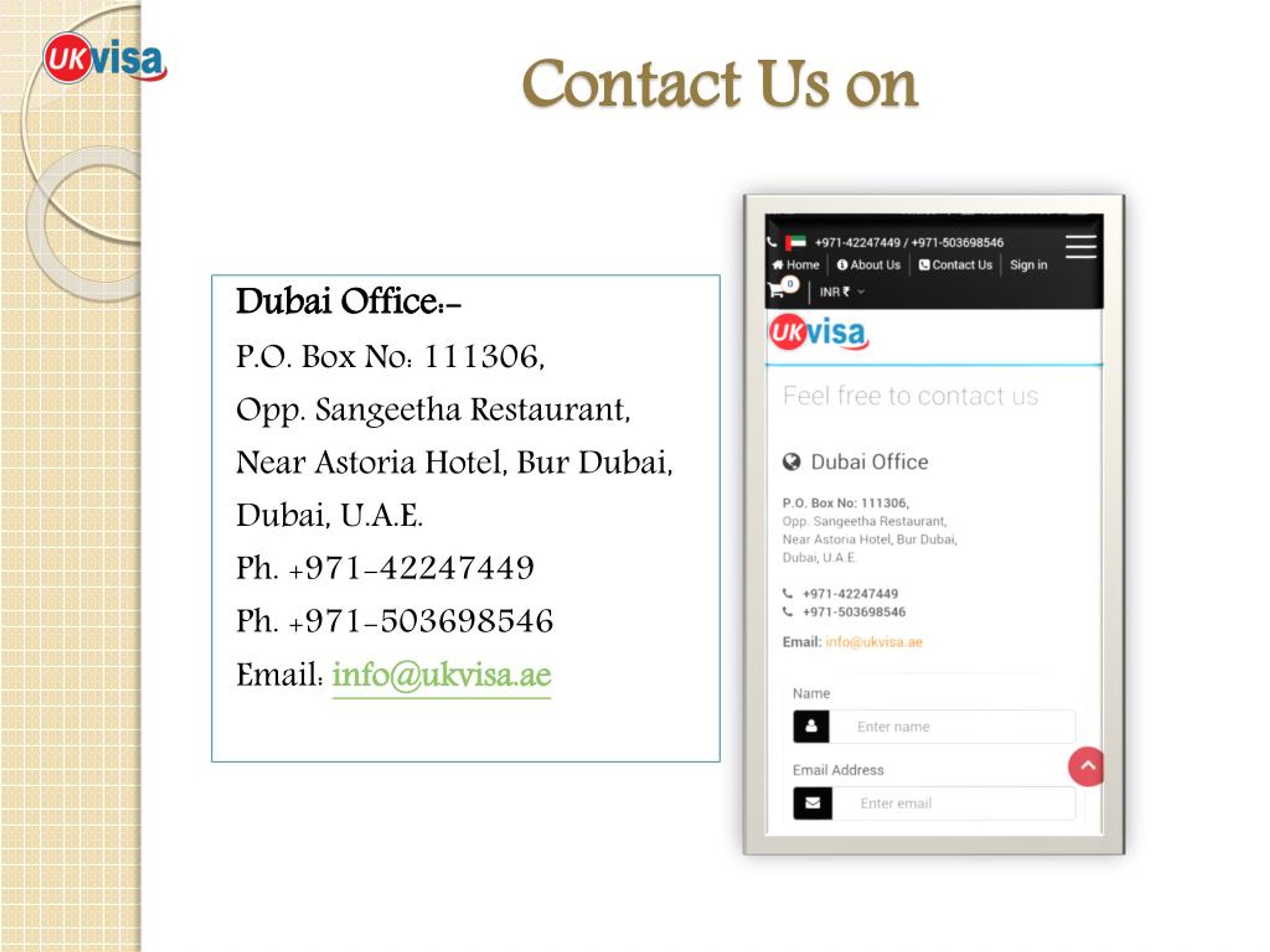 PPT - UKVisa.ae Launches Its New App 