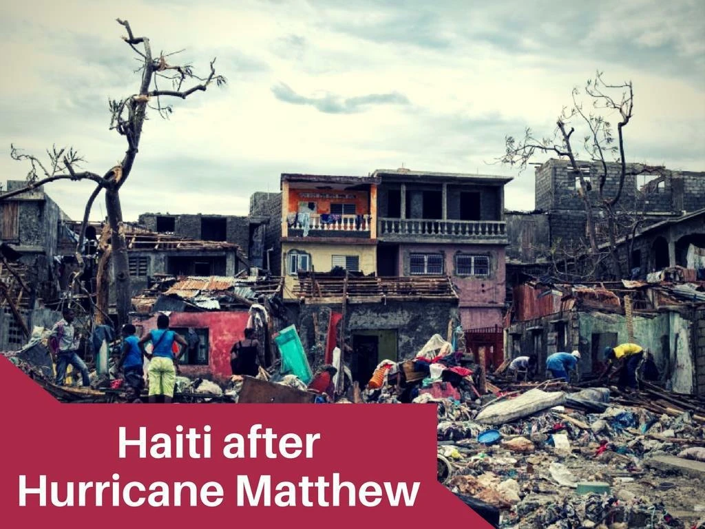haiti after hurricane matthew n.