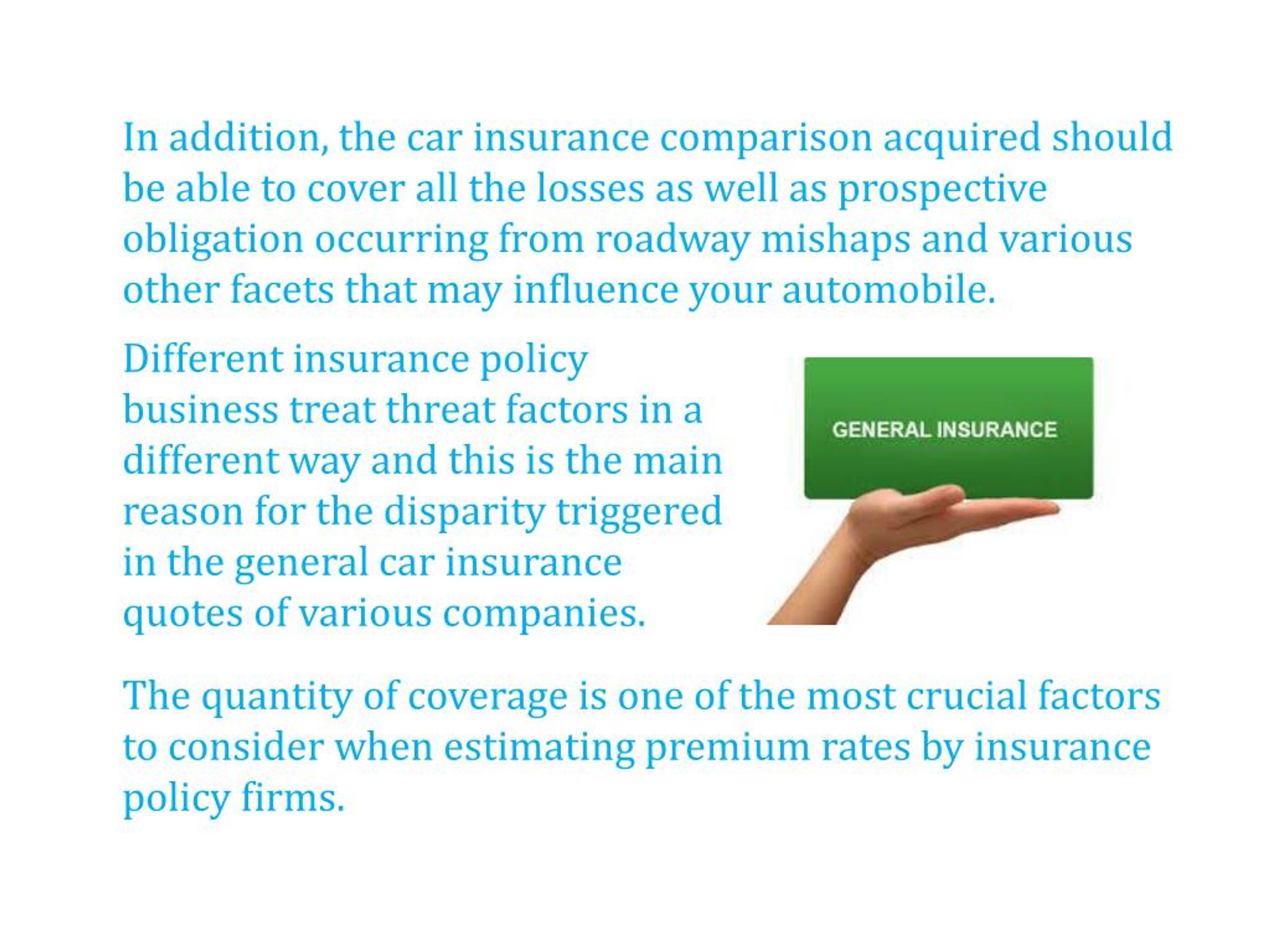 PPT - Compare the General INSURANCE Quotes Online PowerPoint