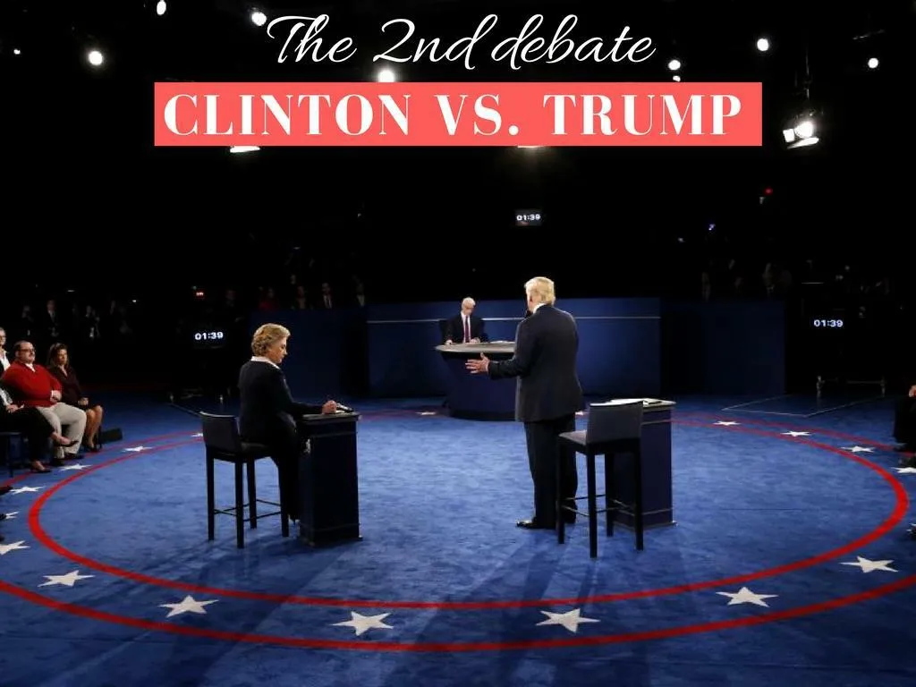 clinton versus trump the second debate n.