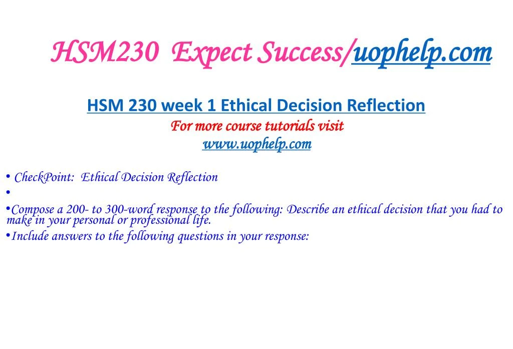 hsm 230 checkpoint legal considerations Snaptutorial is a online tutorial store we provideshsm 230 week 2 checkpoint code of ethics analysis week 1 checkpoint legal considerations hsm 230 week 1. hsm 230 checkpoint legal considerations Snaptutorial is a online tutorial store we provideshsm 230 week 2 checkpoint code of ethics analysis week 1 checkpoint legal considerations hsm 230 week 1.