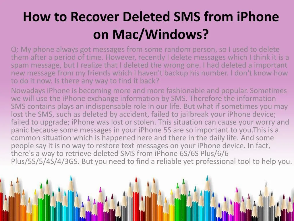 how to recover deleted sms from iphone on mac windows n.