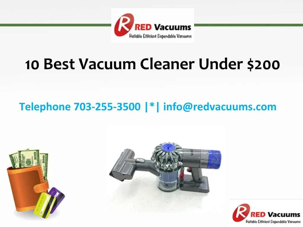 PPT 10 Best Vacuum Cleaner Under 200 PowerPoint Presentation, free