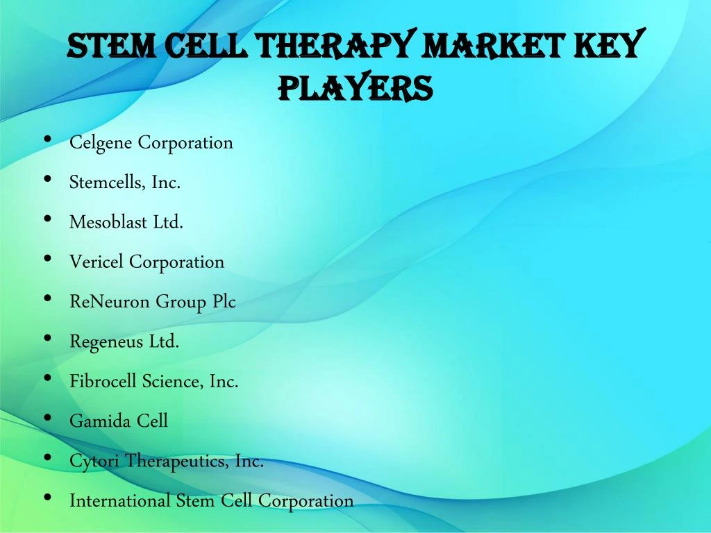 PPT - Stem Cell Therapy Market PowerPoint Presentation - ID:7426728