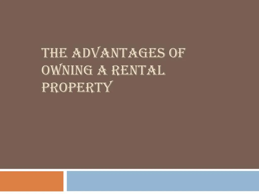 owning a house advantage