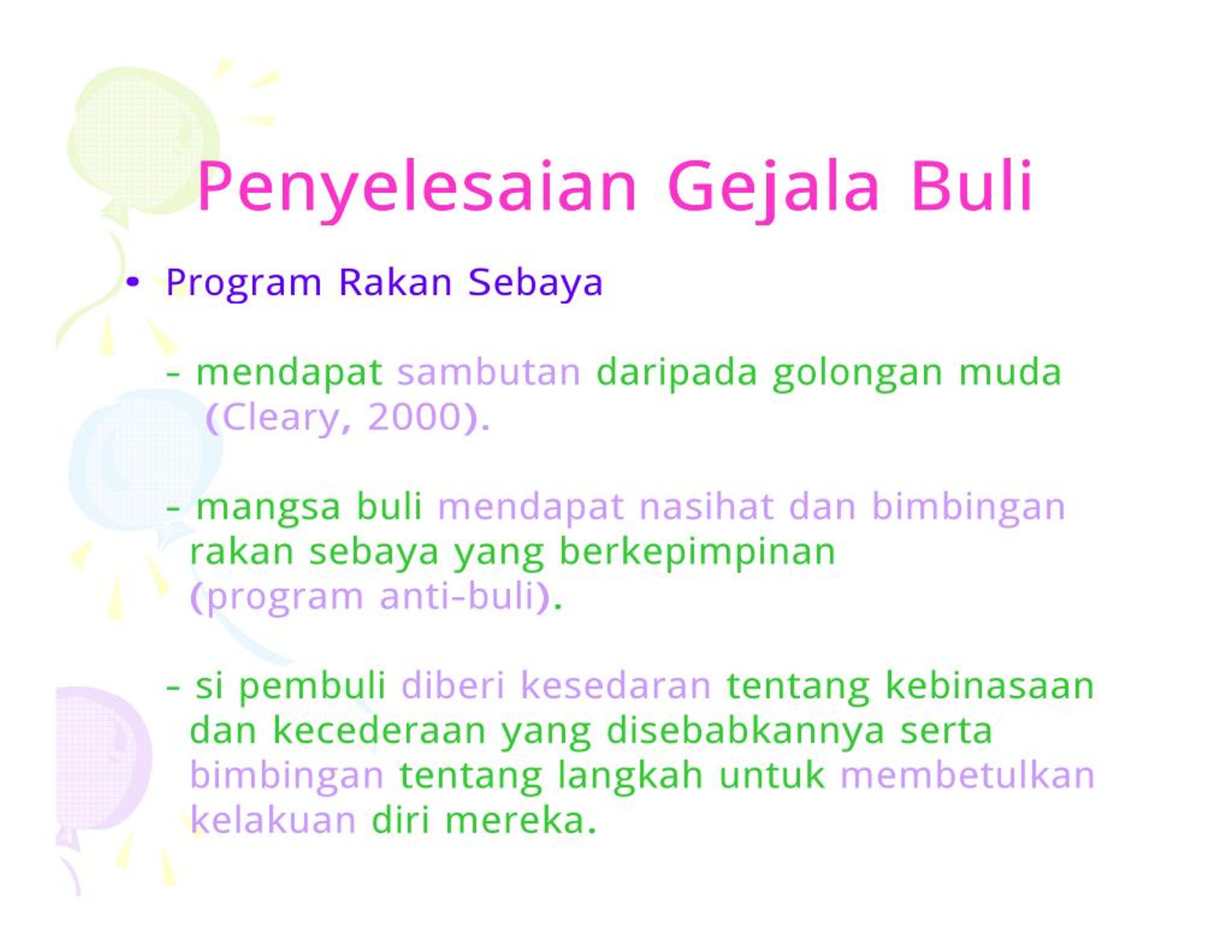 PPT - Gejala Buli di Sekolah PowerPoint Presentation, free download