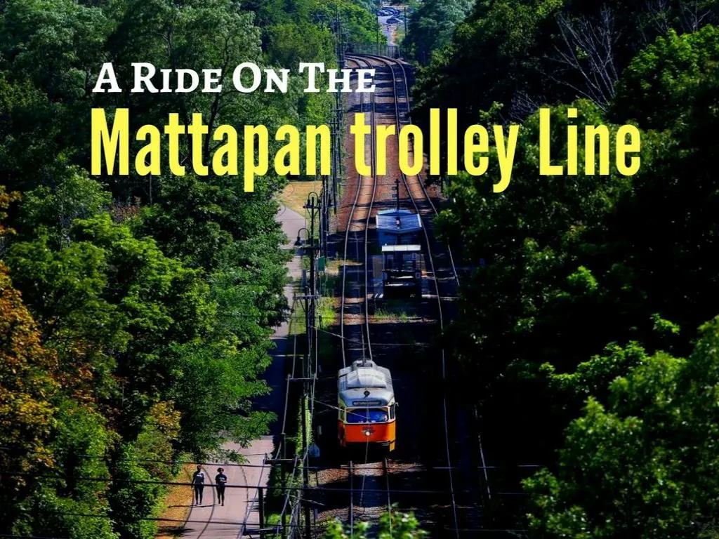 going back in time on the mattapan trolley n.