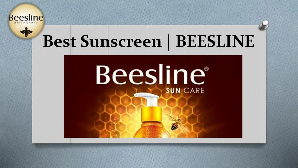 best sunscreen beesline n.