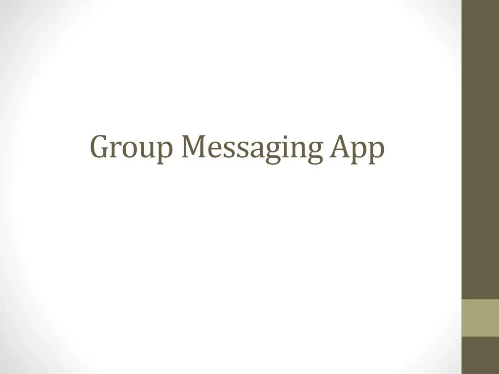 group messaging app n.
