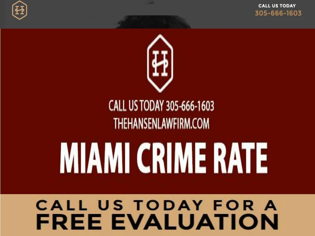 PPT Crime rate in Miami, Florida PowerPoint Presentation, free