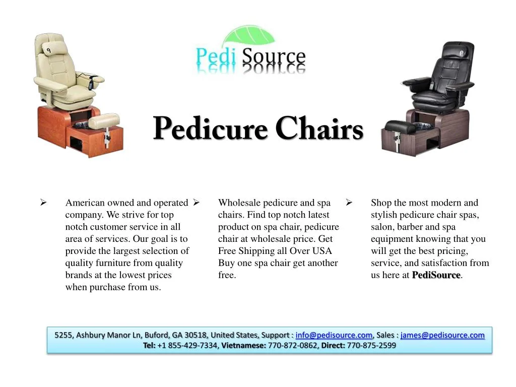 Ppt Salon Spa Pedicure Chairs Powerpoint Presentation Free