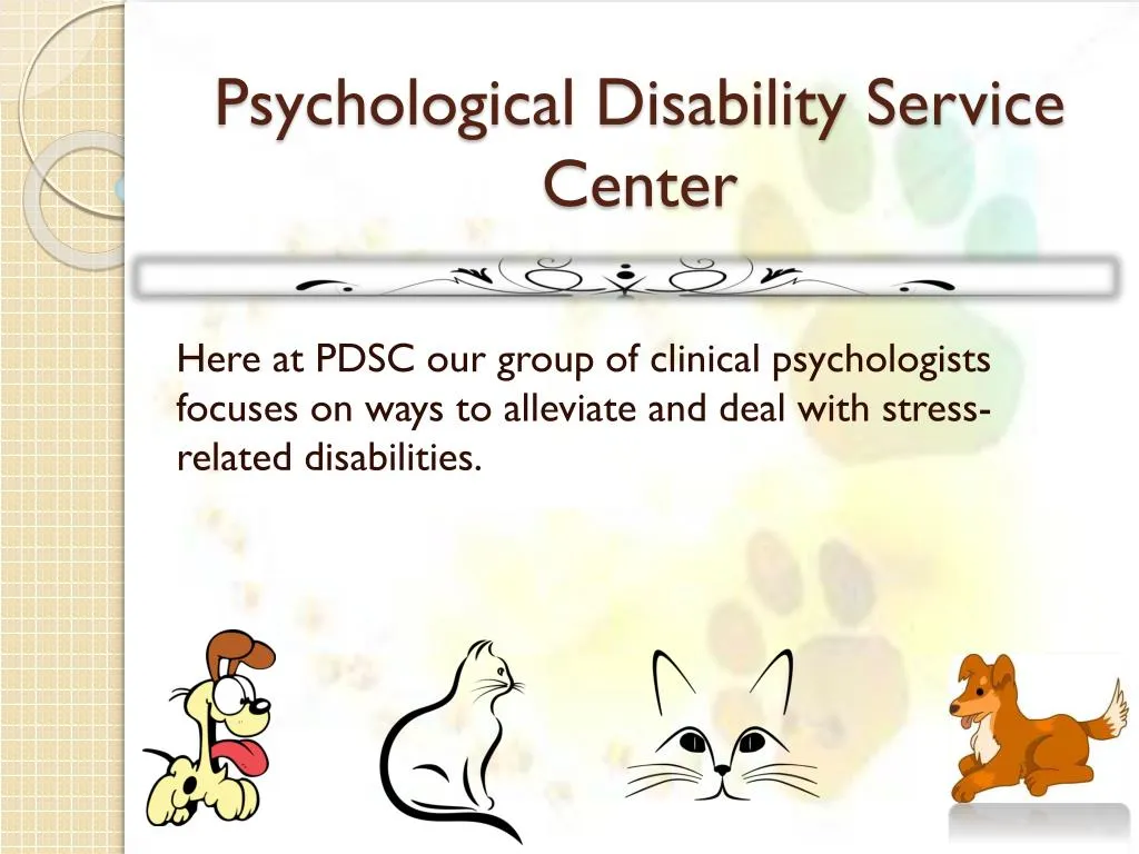 psychological disability service center n.